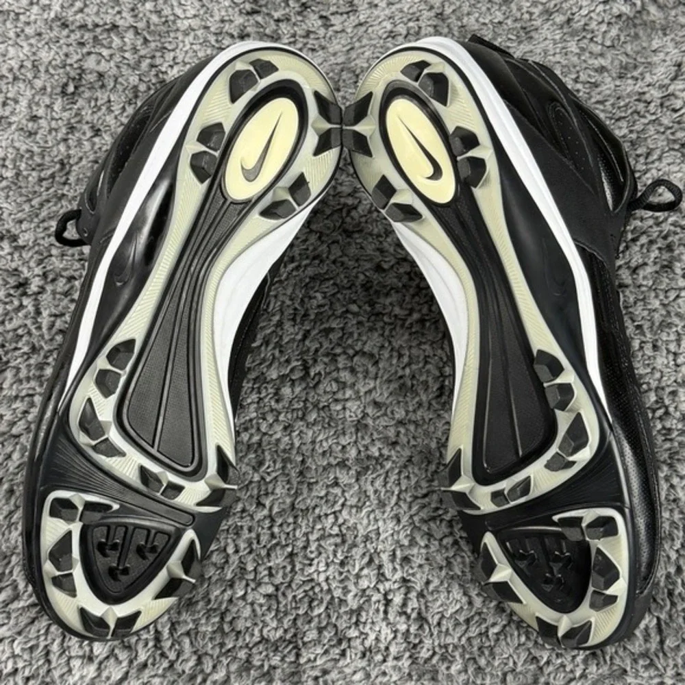 Nike Men's 9.5 Blade Shark Football Cleats Black High Top 315789-011 Athletic